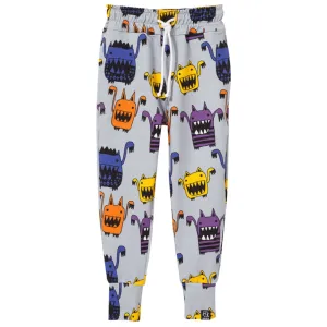 Gray Monsters Pocket Pants - 2 Left Size 2-4 & 8-10 years