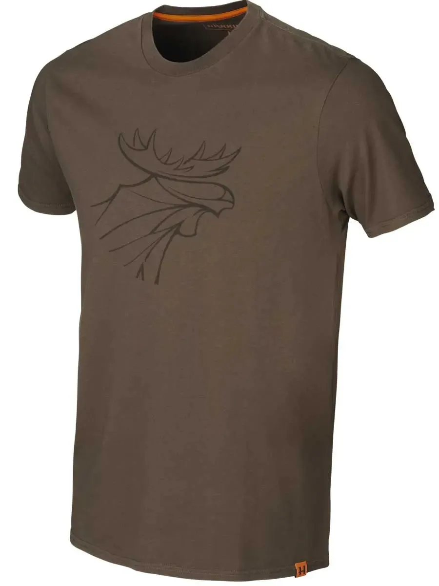 HARKILA Graphic T-shirt - Mens - 2-pack Willow Green & Slate Brown