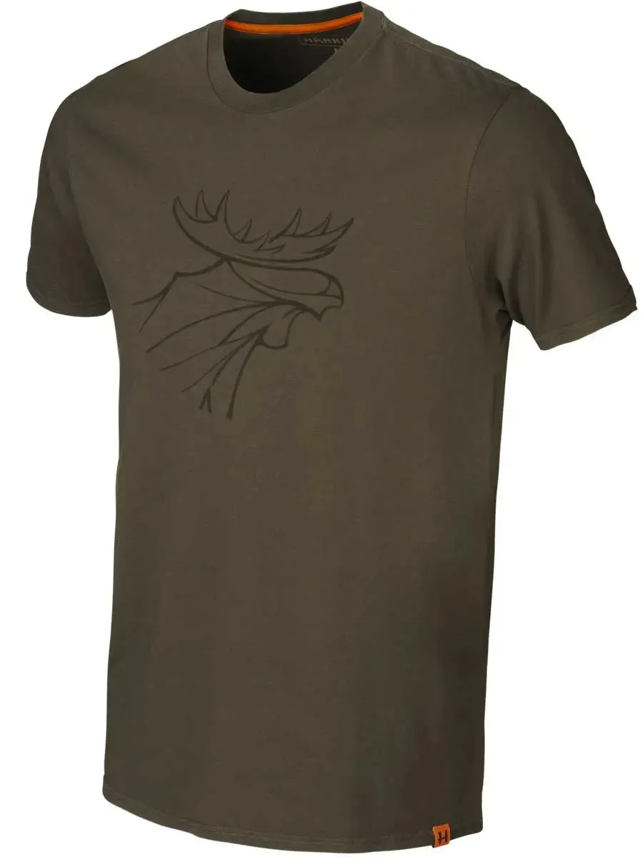 HARKILA Graphic T-shirt - Mens - 2-pack Willow Green & Slate Brown