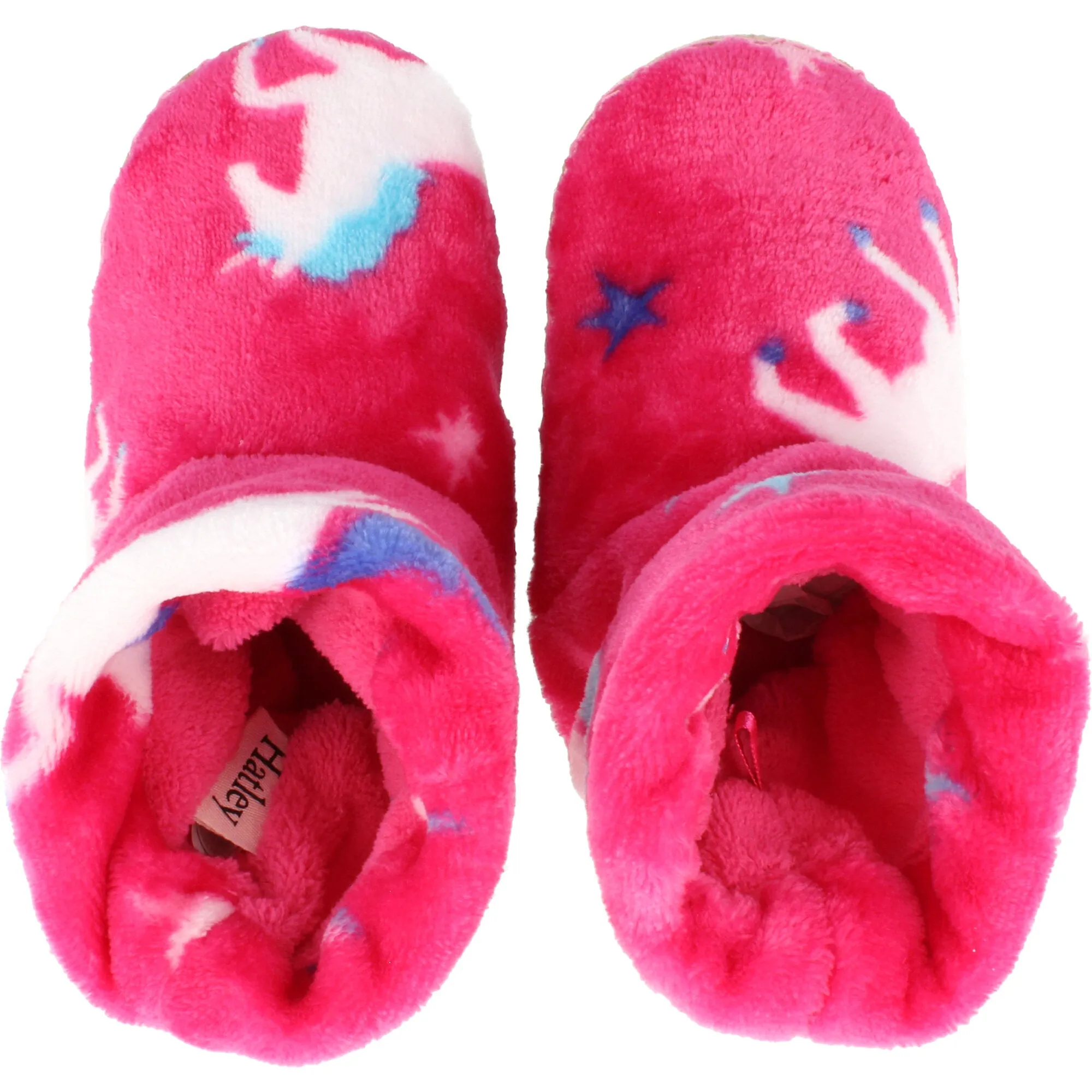 Hatley Fleece Slippers Twinkle Unicorns Cabaret
