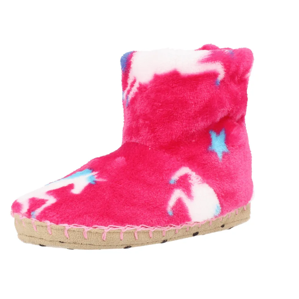 Hatley Fleece Slippers Twinkle Unicorns Cabaret