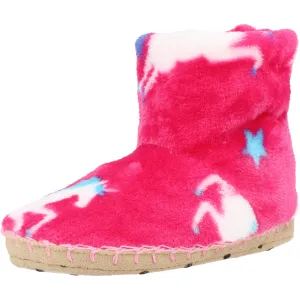 Hatley Fleece Slippers Twinkle Unicorns Cabaret