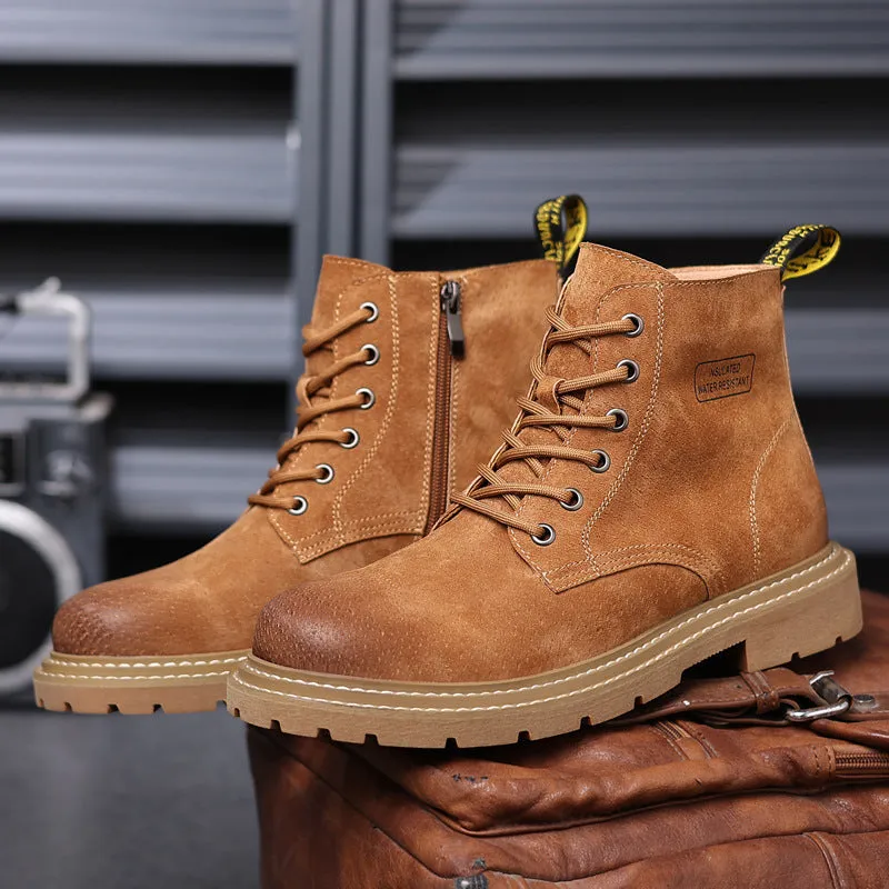 INSTOCK -Martin boots men's soft leather Chelsea short