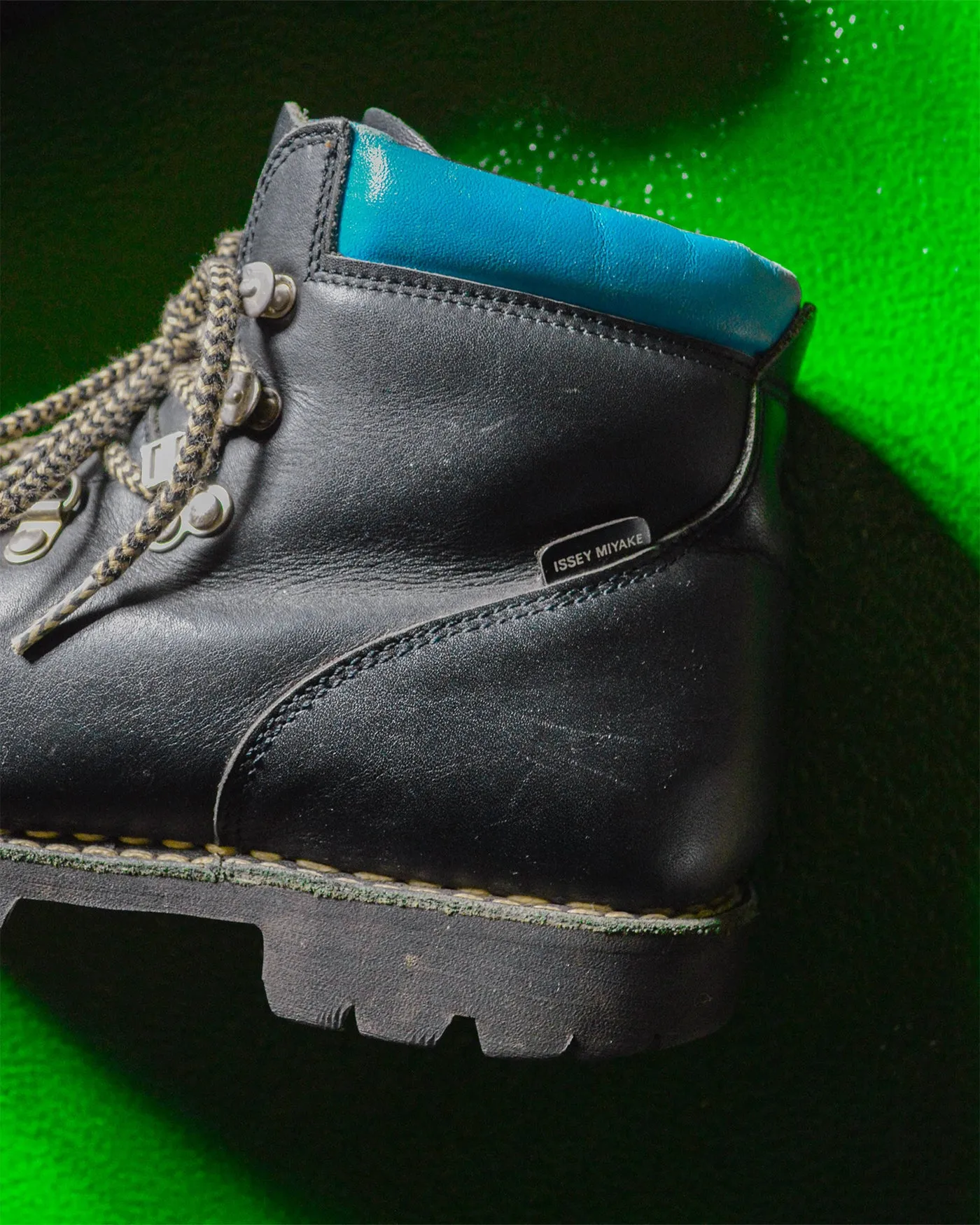 Issey Miyake x Paraboot Blue Trim Hiking Boots (UK7.5)