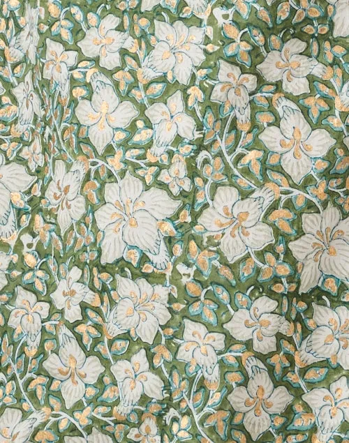 Ivy Green Floral Shirt Dress
