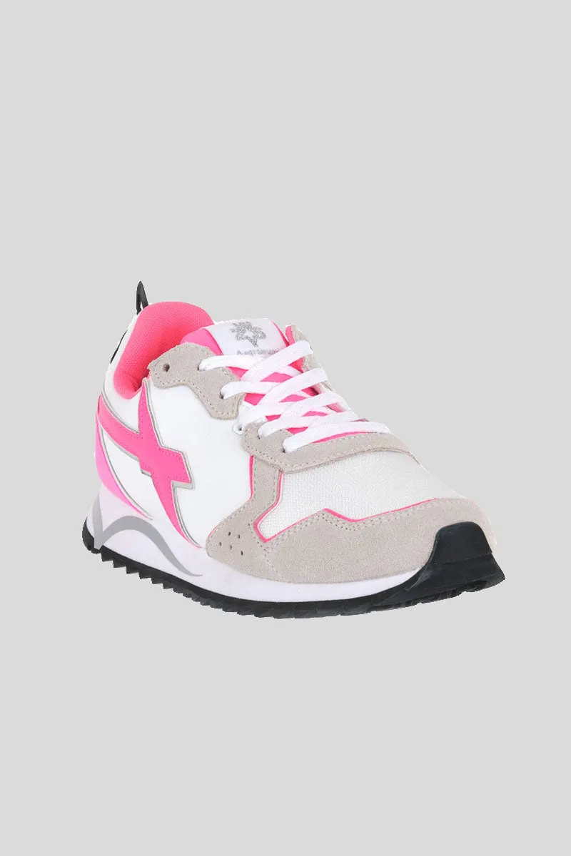Jet-W - White/Fuxia Fluo