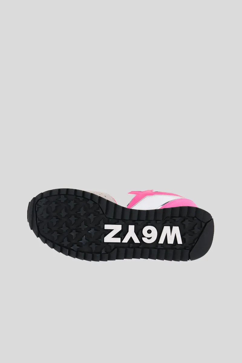 Jet-W - White/Fuxia Fluo
