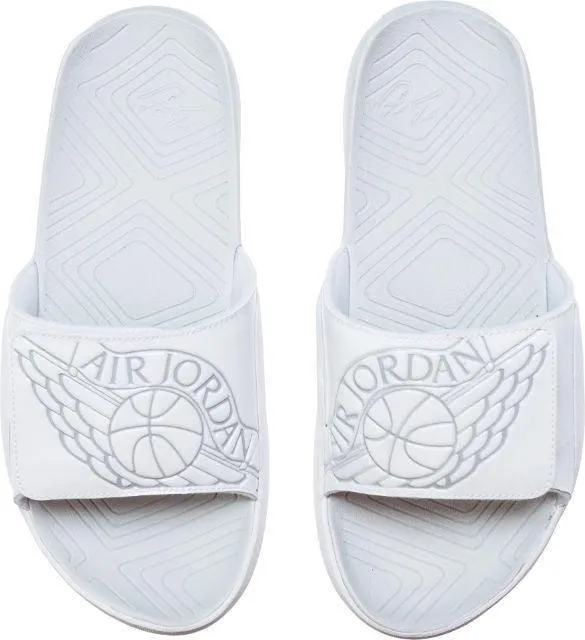 Jordan Hydro 7 Mens White/Pure Platinum Slippers
