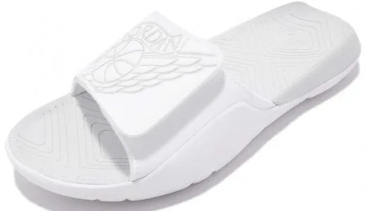 Jordan Hydro 7 Mens White/Pure Platinum Slippers