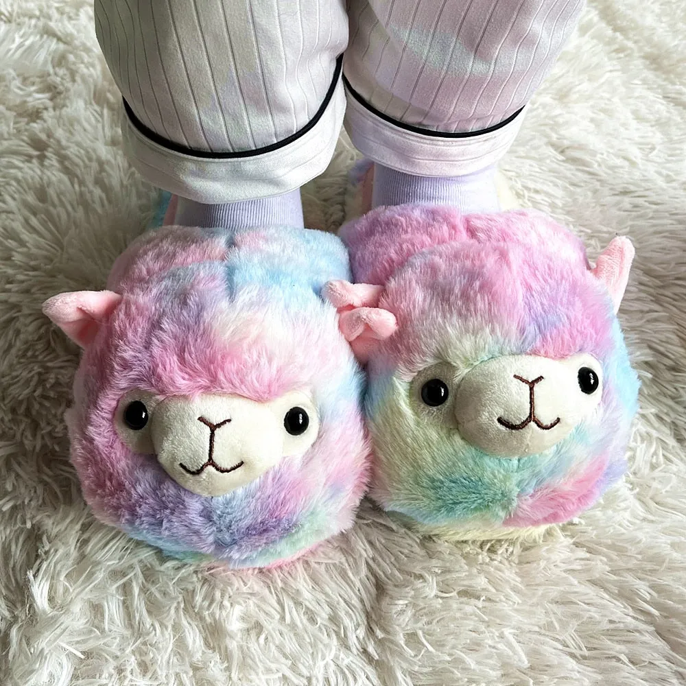 Kawaii Alpaca Slippers