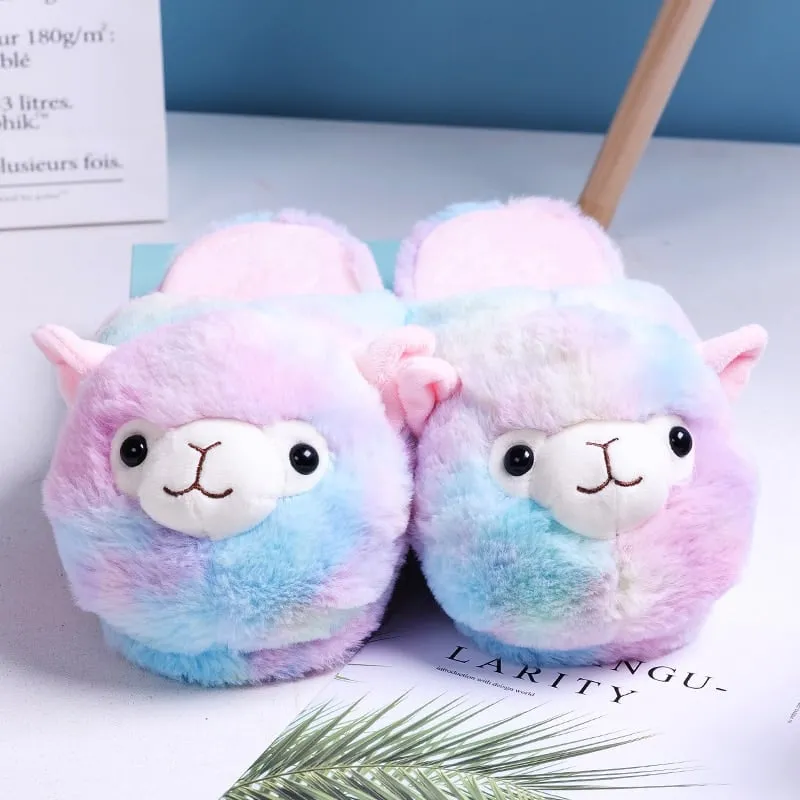 Kawaii Alpaca Slippers