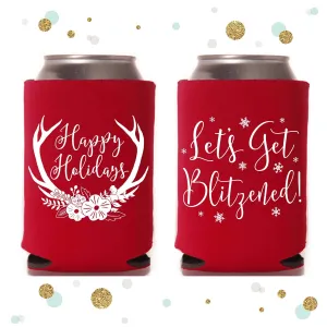 Let's Get Blitzened - Holiday Can Cooler #9R