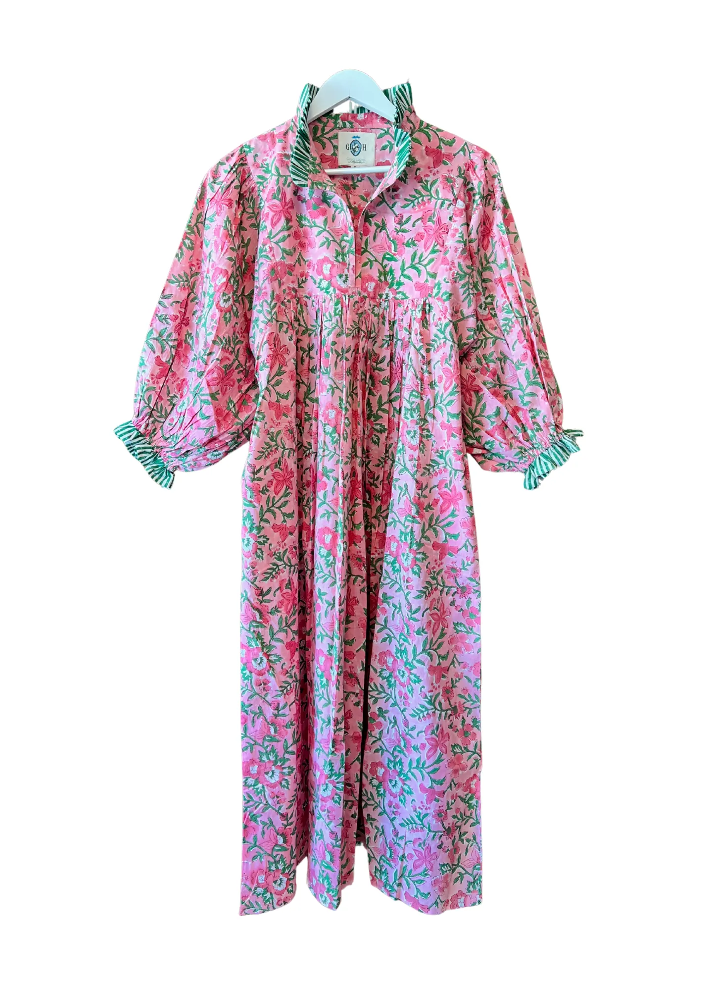 Lillie caftan maxi dress pink