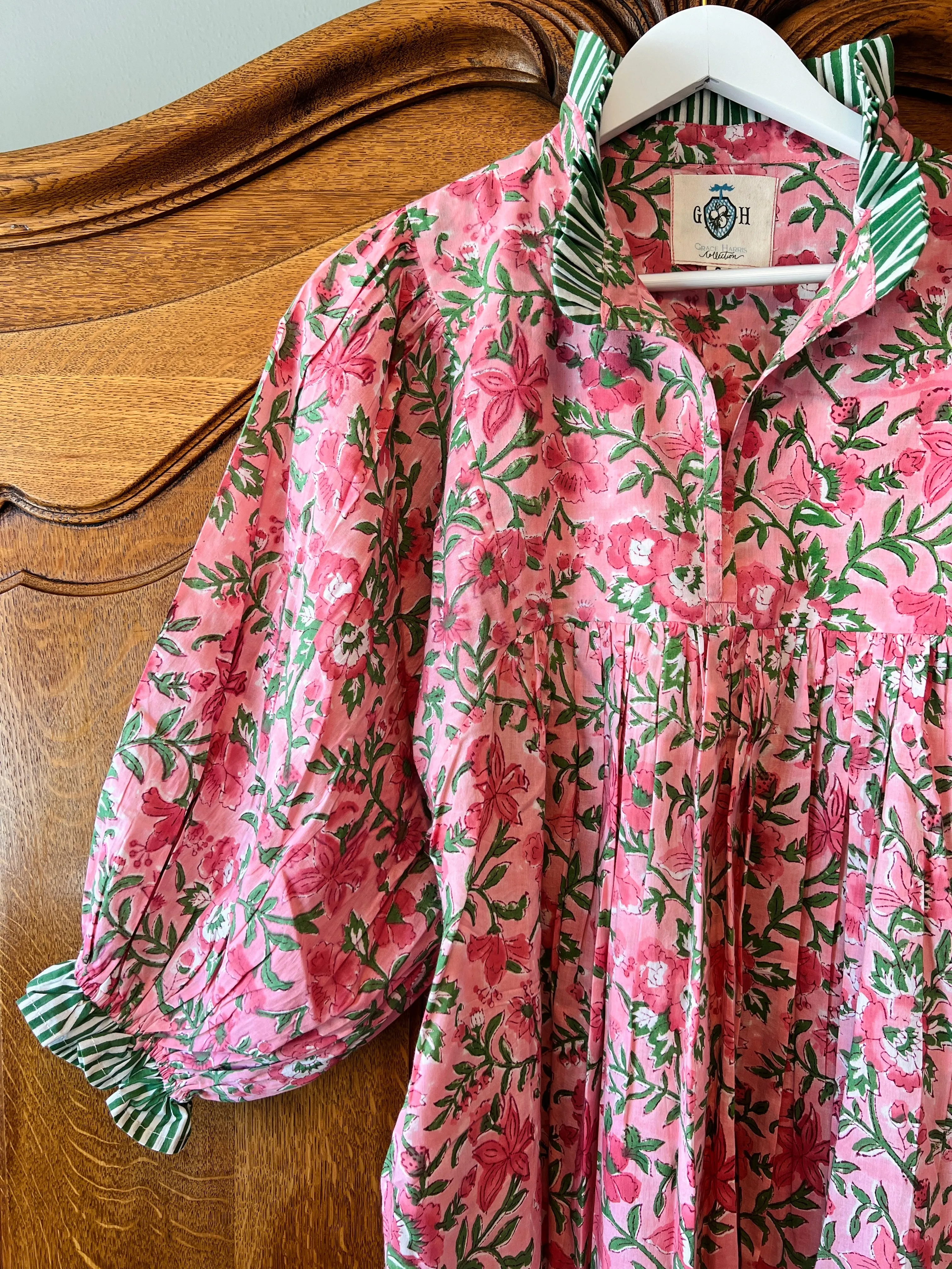 Lillie caftan maxi dress pink