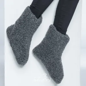 Long Cloud Slippers Graphite