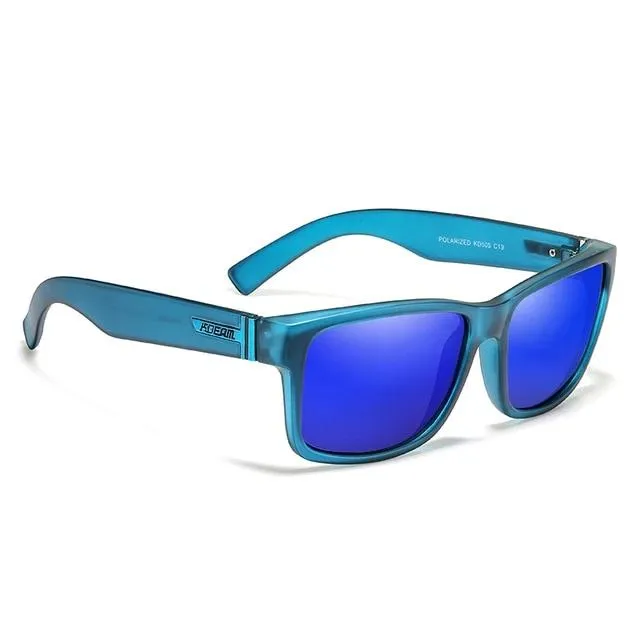 Men Women Surfing Hiking Sports Translucent Blue Polarized Sunglasses
