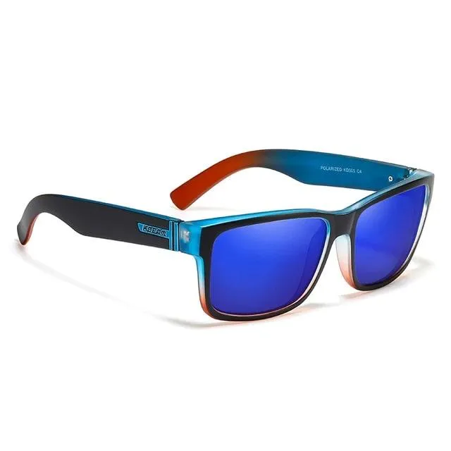 Men Women Surfing Hiking Sports Translucent Blue Polarized Sunglasses