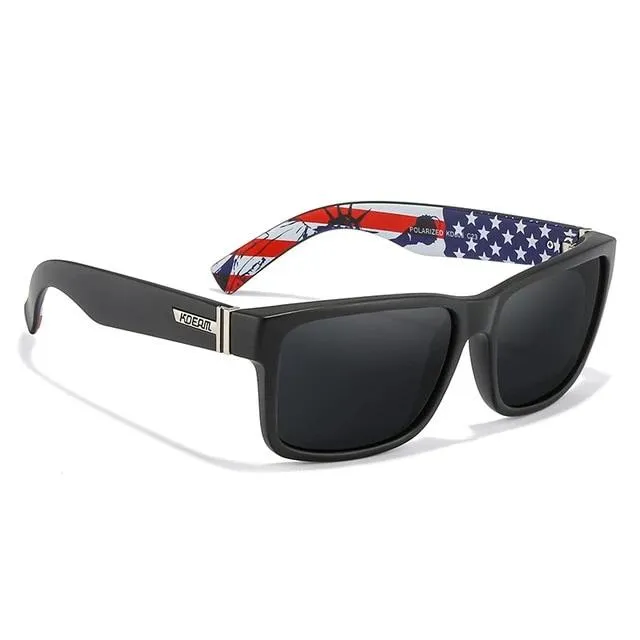 Men Women Surfing Hiking Sports Translucent Blue Polarized Sunglasses