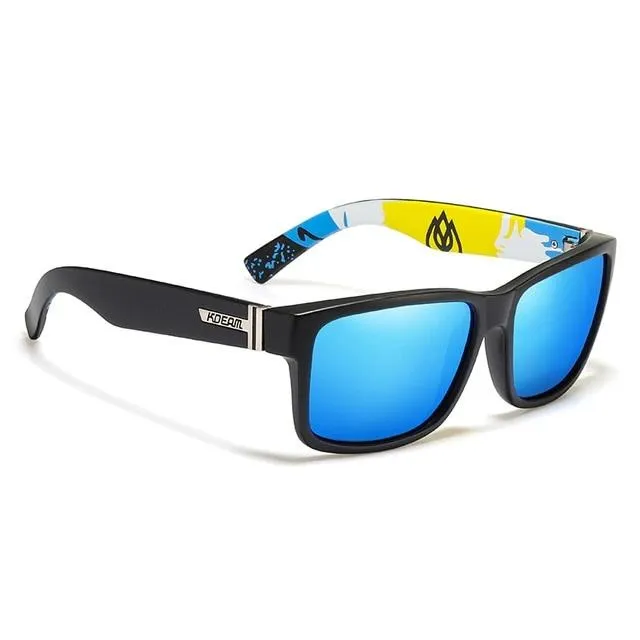Men Women Surfing Hiking Sports Translucent Blue Polarized Sunglasses