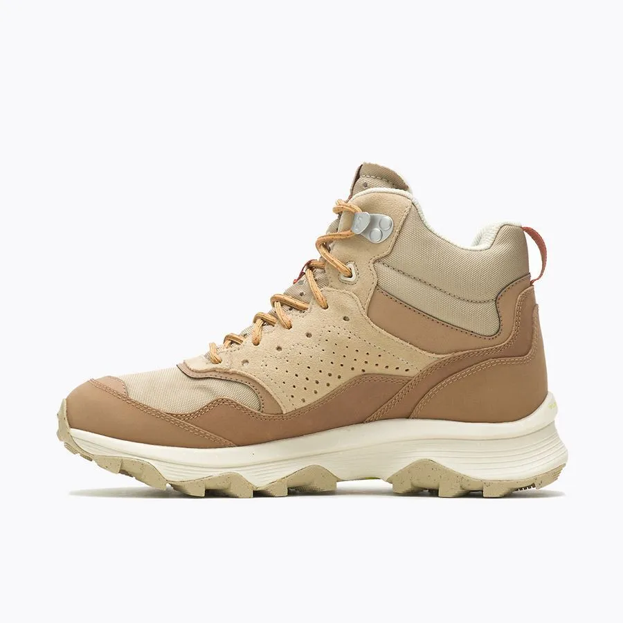 Merrell Women's Speed Solo Mid Waterproof Tobacco Gold Suede J005386