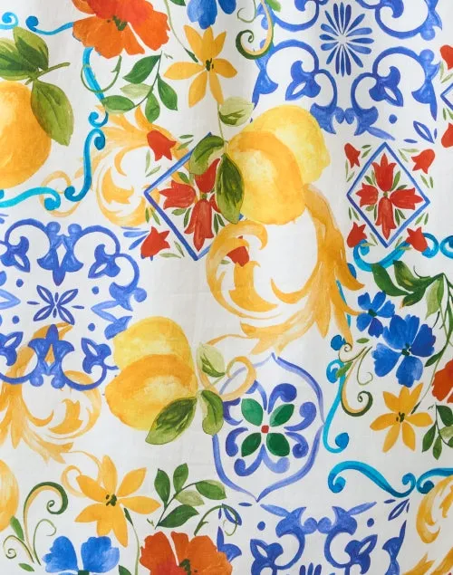 Miller Multi Tile Print Cotton Dress