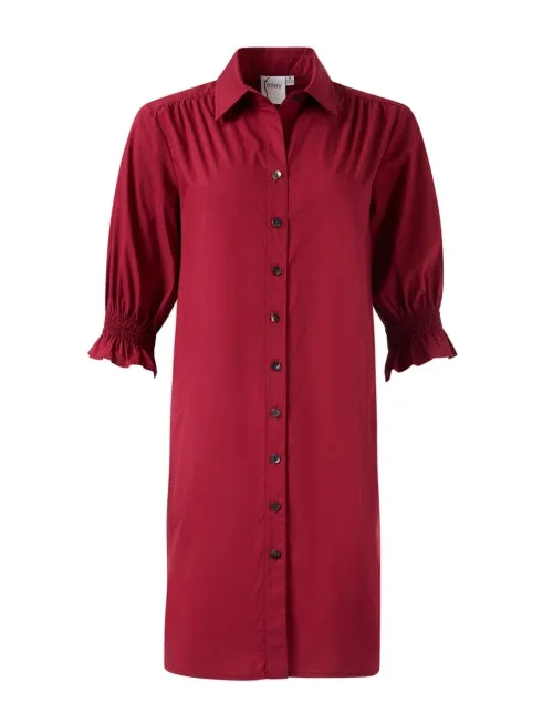 Miller Red Shirt Dress