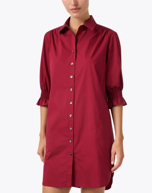 Miller Red Shirt Dress