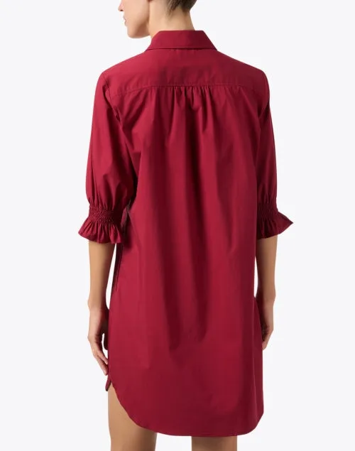 Miller Red Shirt Dress