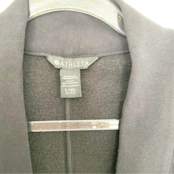 NEW ATHLETA Cozy Cotton Belted Wrap Jacket Cardigan Size L/XL