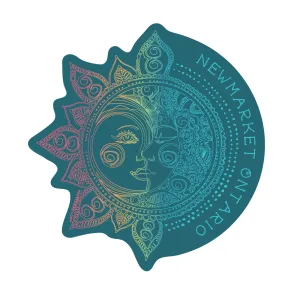 Newmarket Sun and Moon Sticker