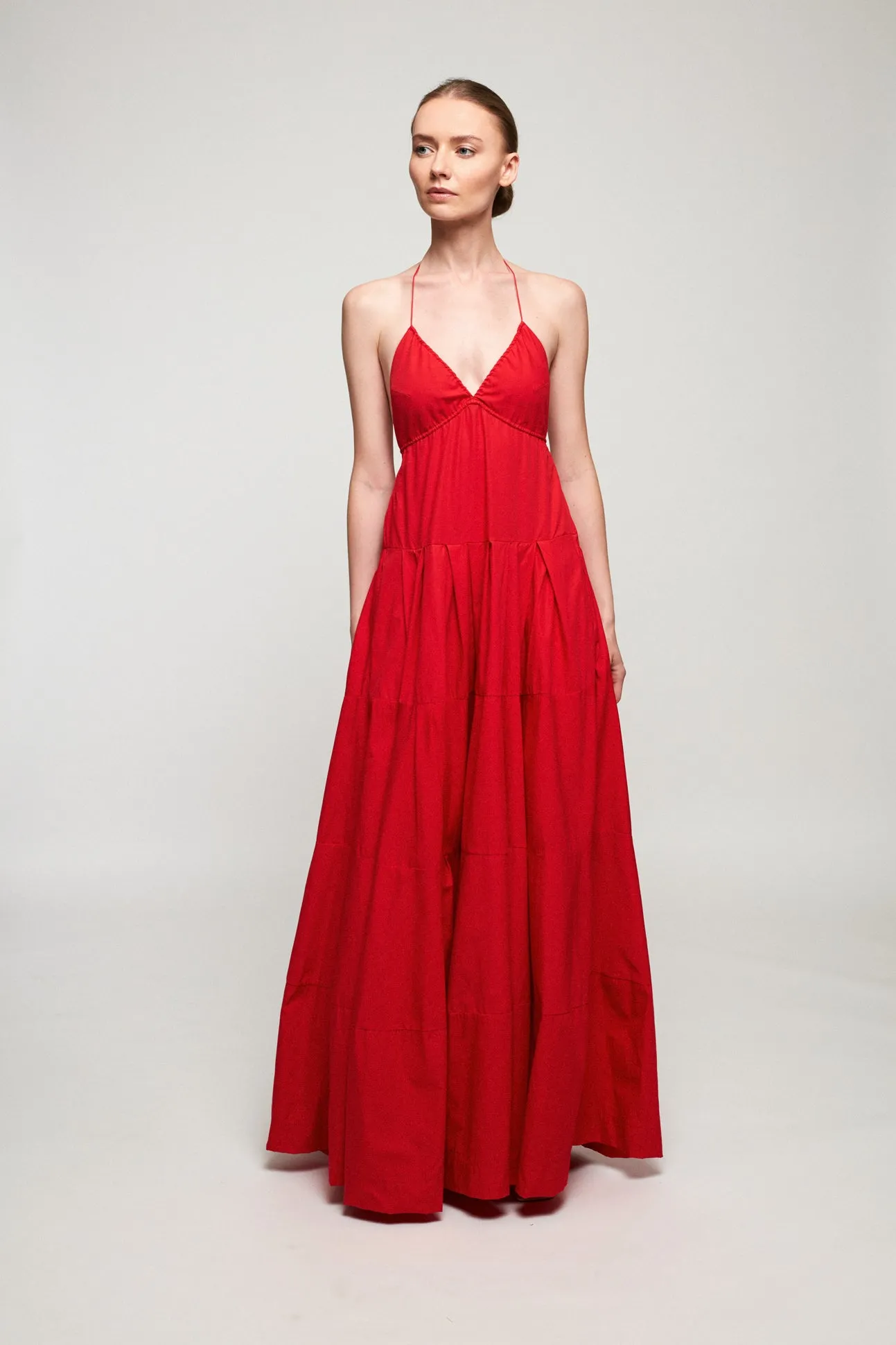 Open Back Tiered Maxi