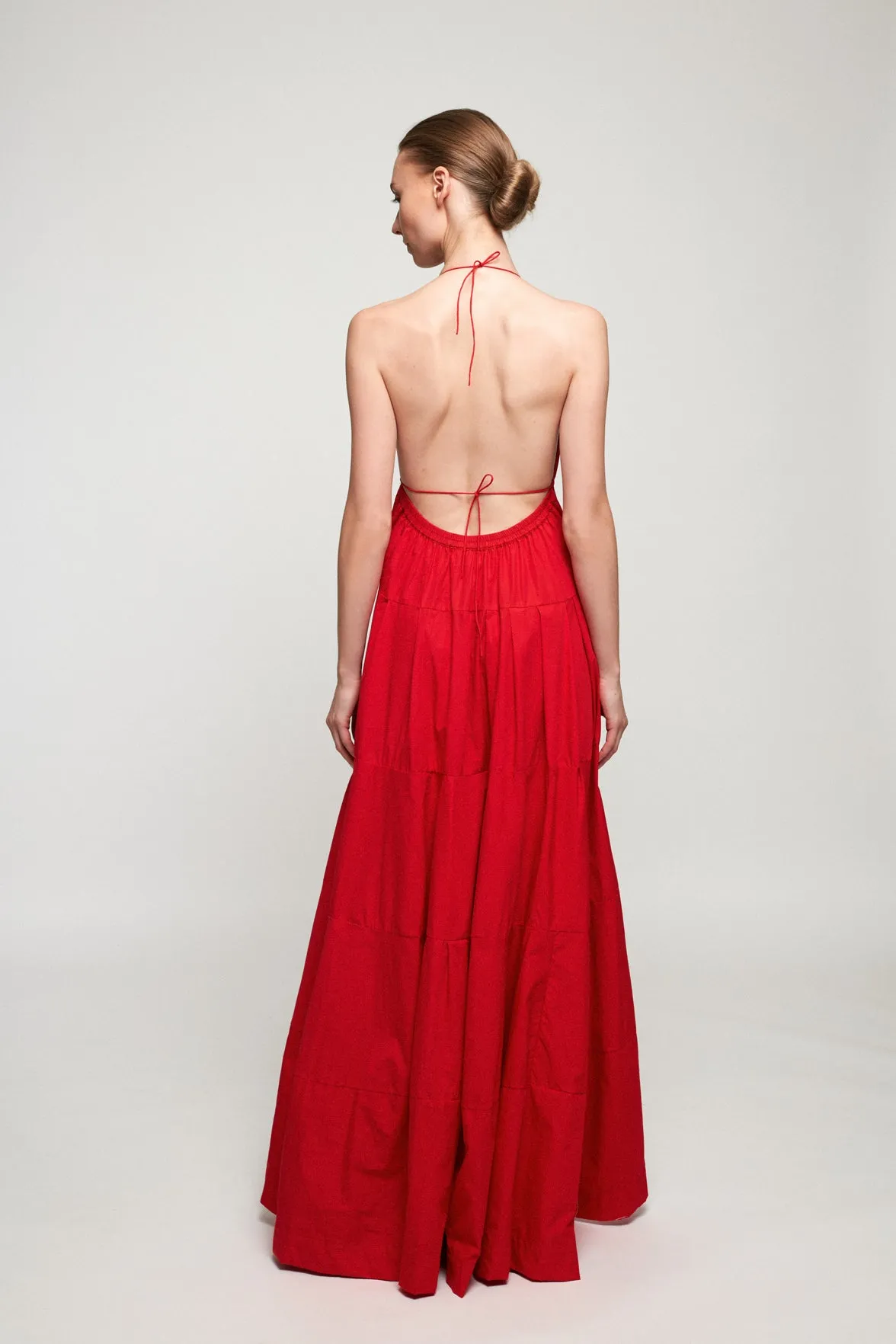 Open Back Tiered Maxi