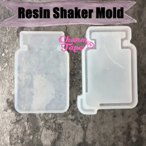 Perfume Bottle UV Resin Mold, Resin Shaker Mold, Epoxy, Shaker Mold Silicone Silicon flexible mold Q214