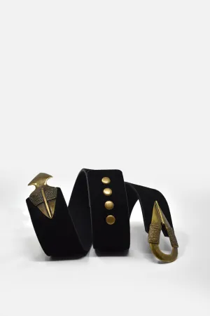 Phillipa Wanderer Black Waist Belt
