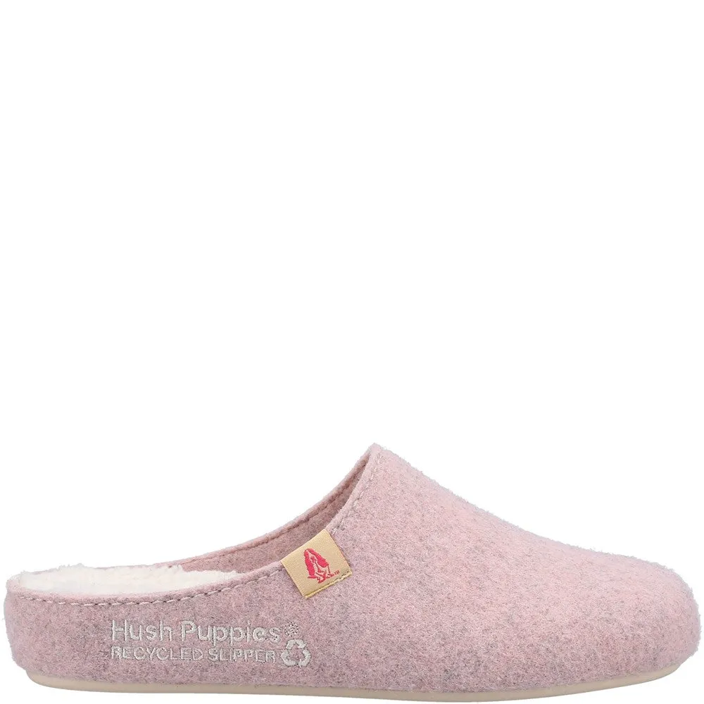 Pink Womens Recycled Good Slippers