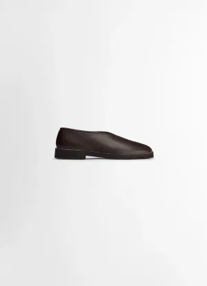 PIPED CREPE SLIPPERS