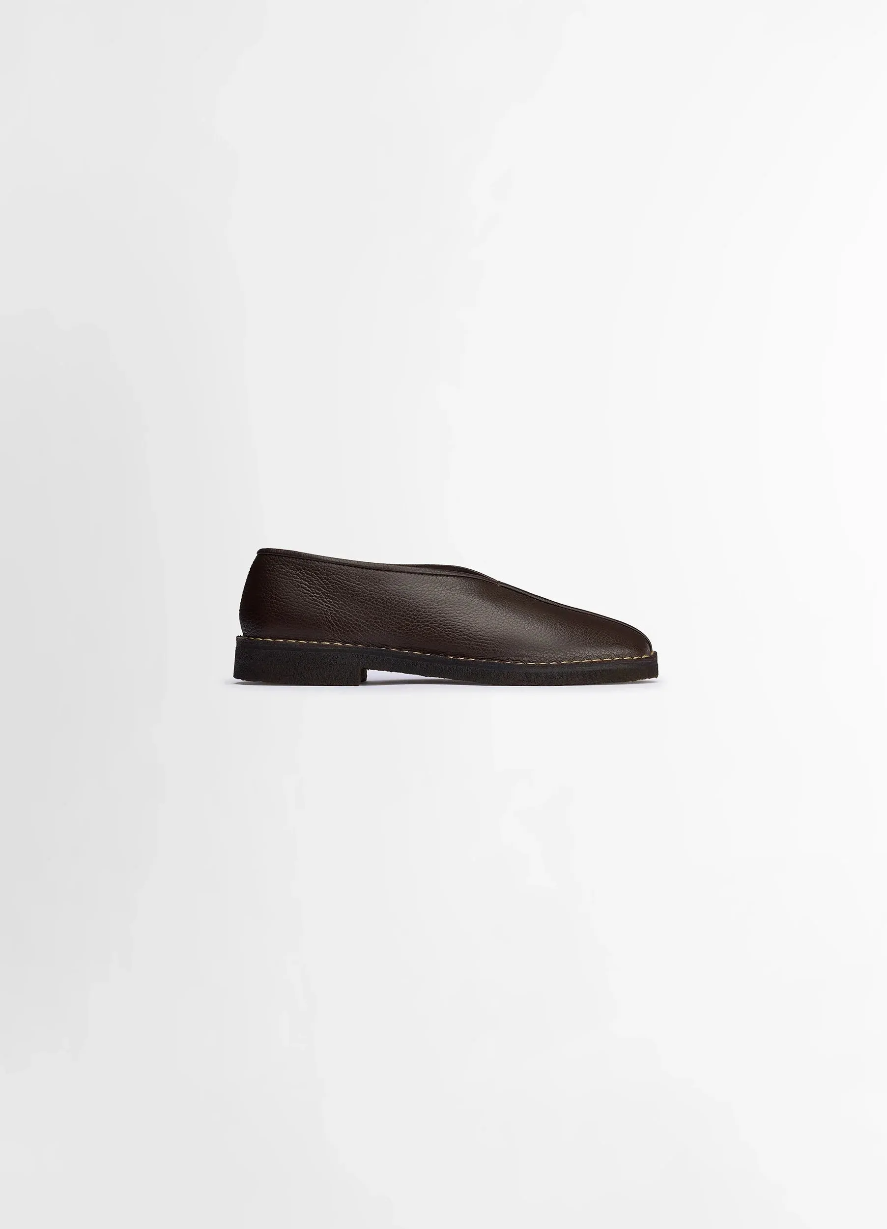 PIPED CREPE SLIPPERS