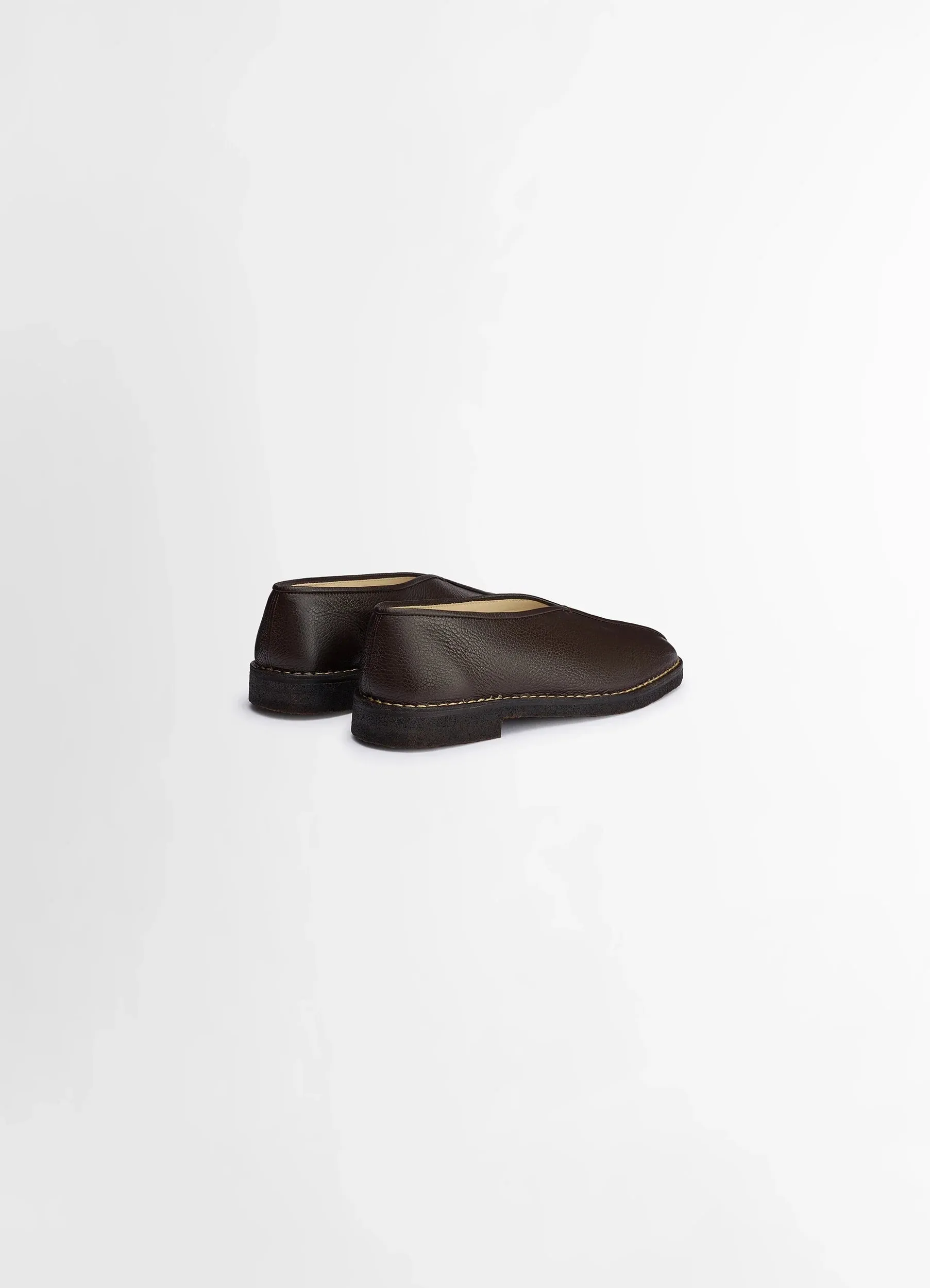 PIPED CREPE SLIPPERS