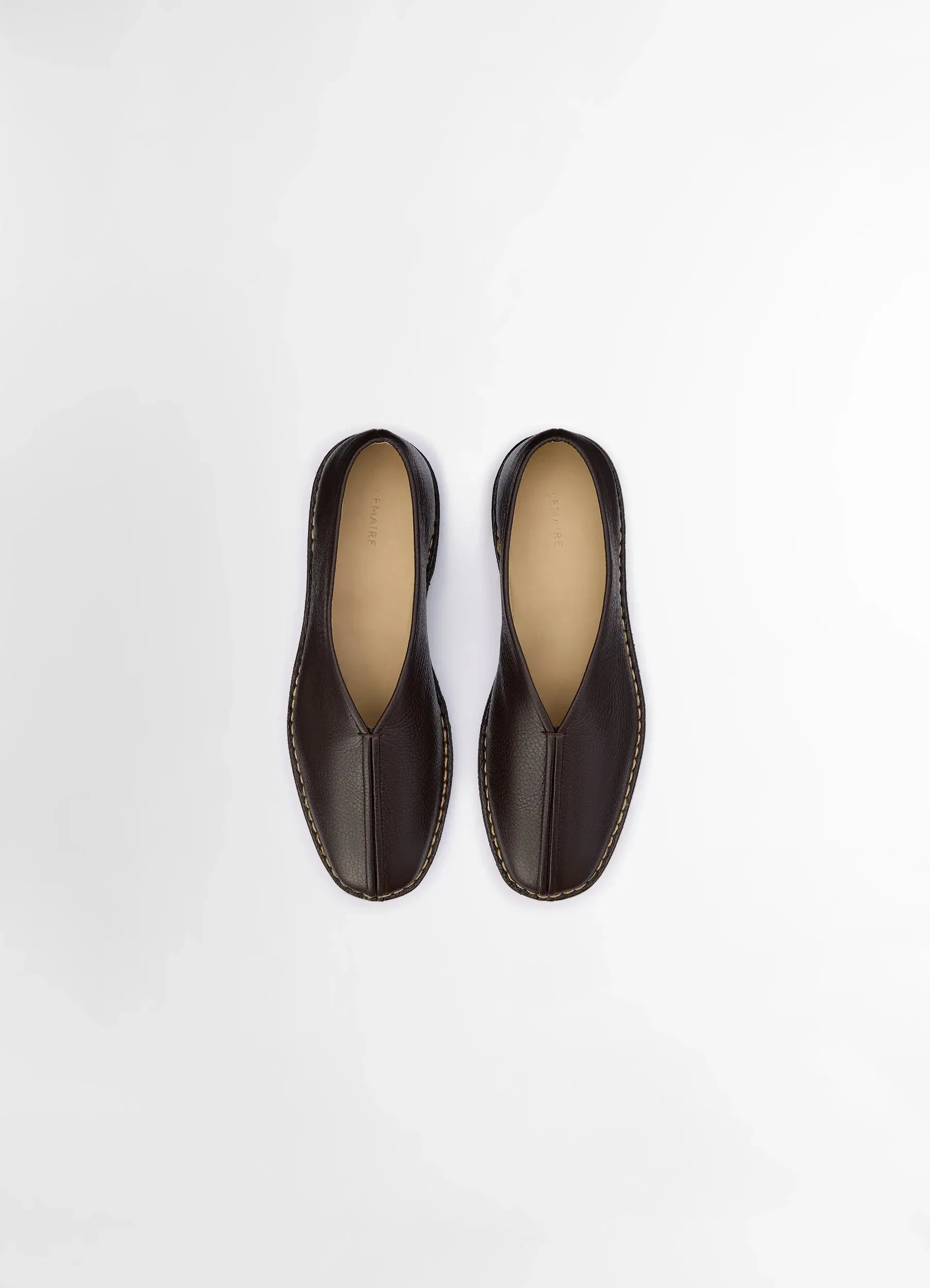 PIPED CREPE SLIPPERS