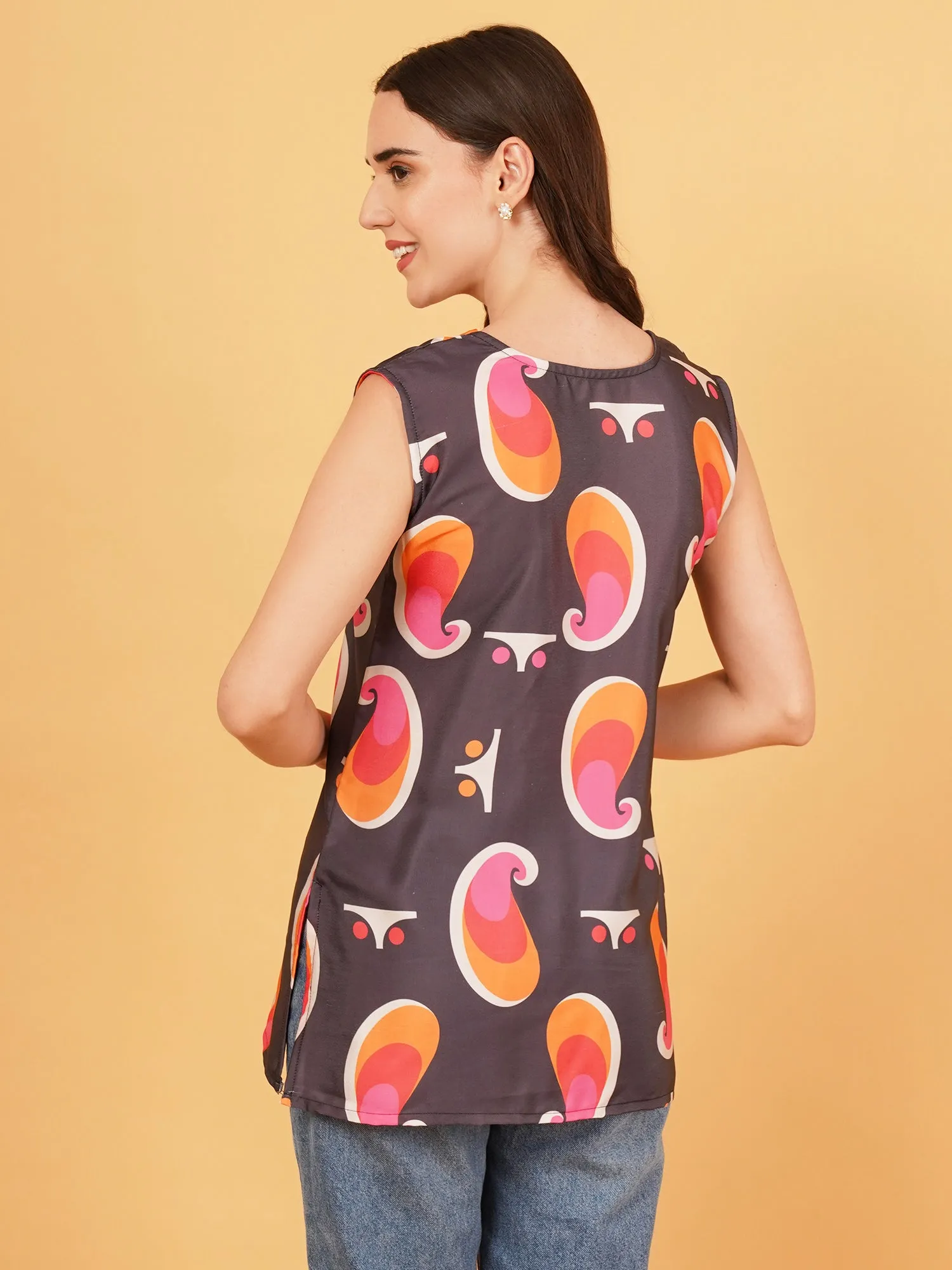 printed short Kurti