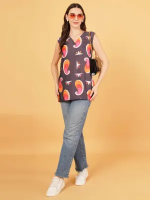 printed short Kurti