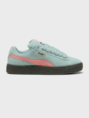 Puma Suede XL Sneakers | Mint/Pink