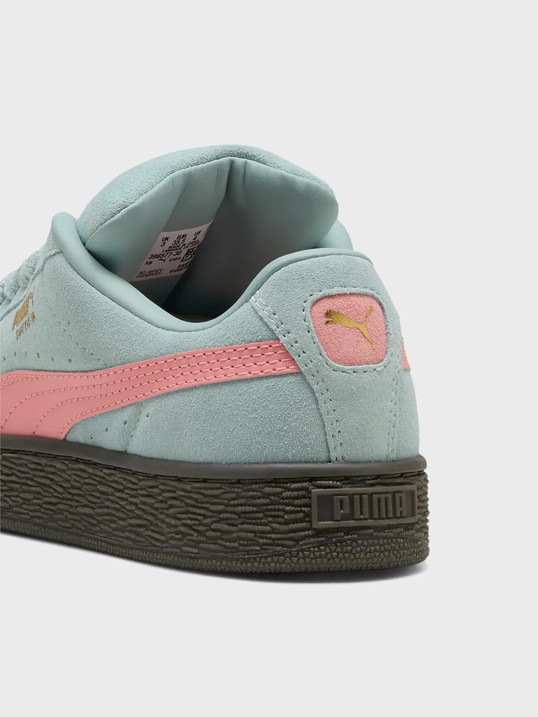 Puma Suede XL Sneakers | Mint/Pink