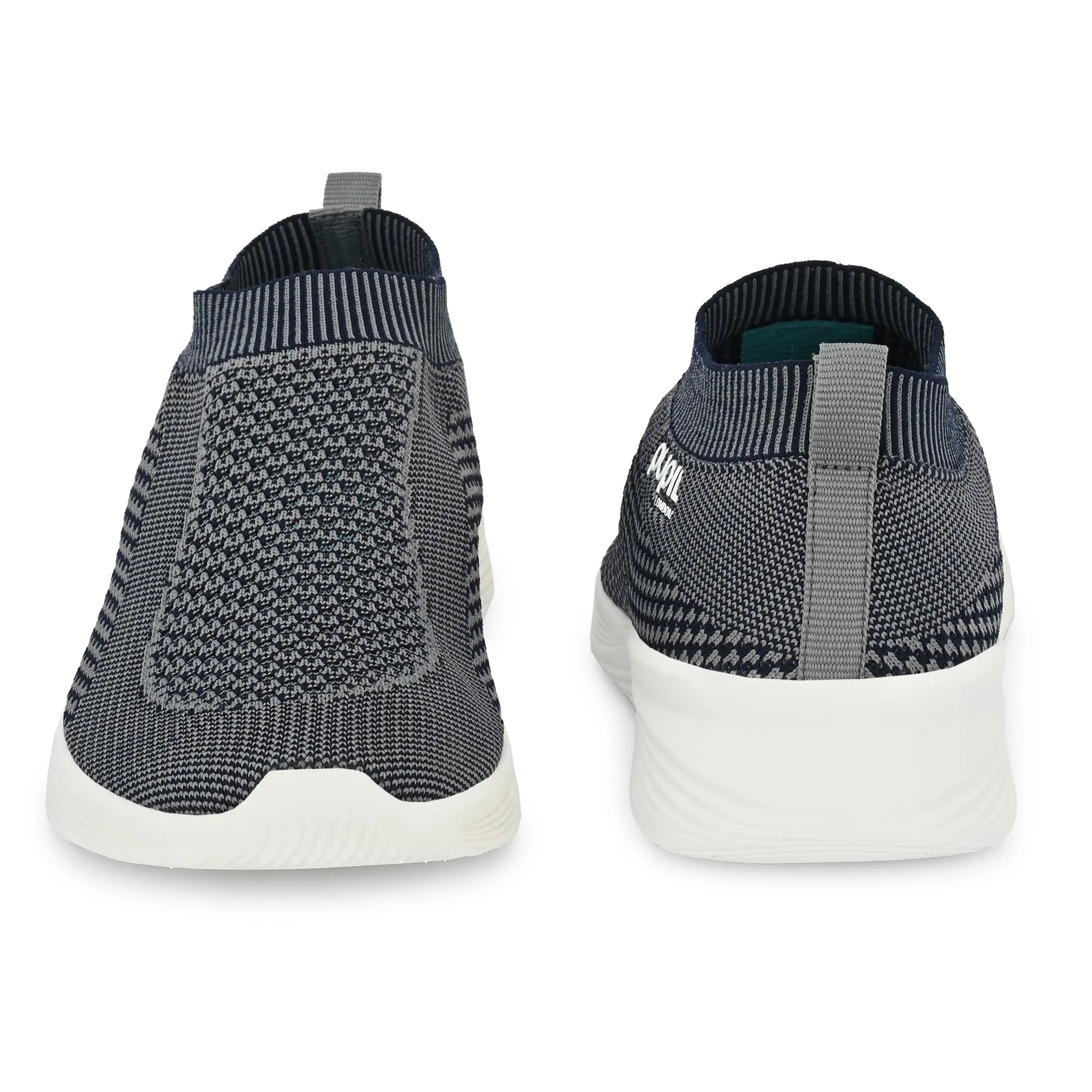 Pupil Men's Eye-01 Running Shoes, Grey and Navy