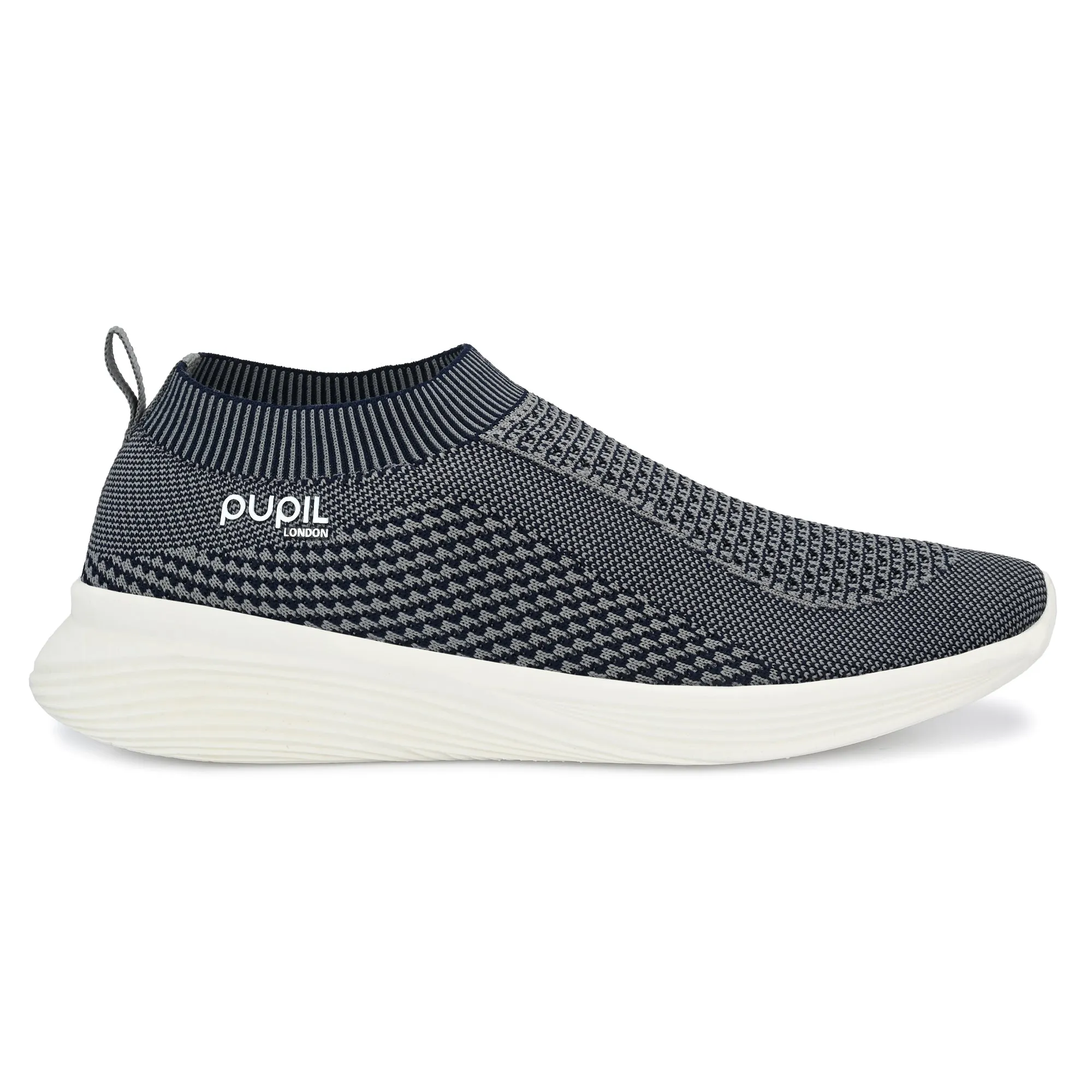 Pupil Men's Eye-01 Running Shoes, Grey and Navy