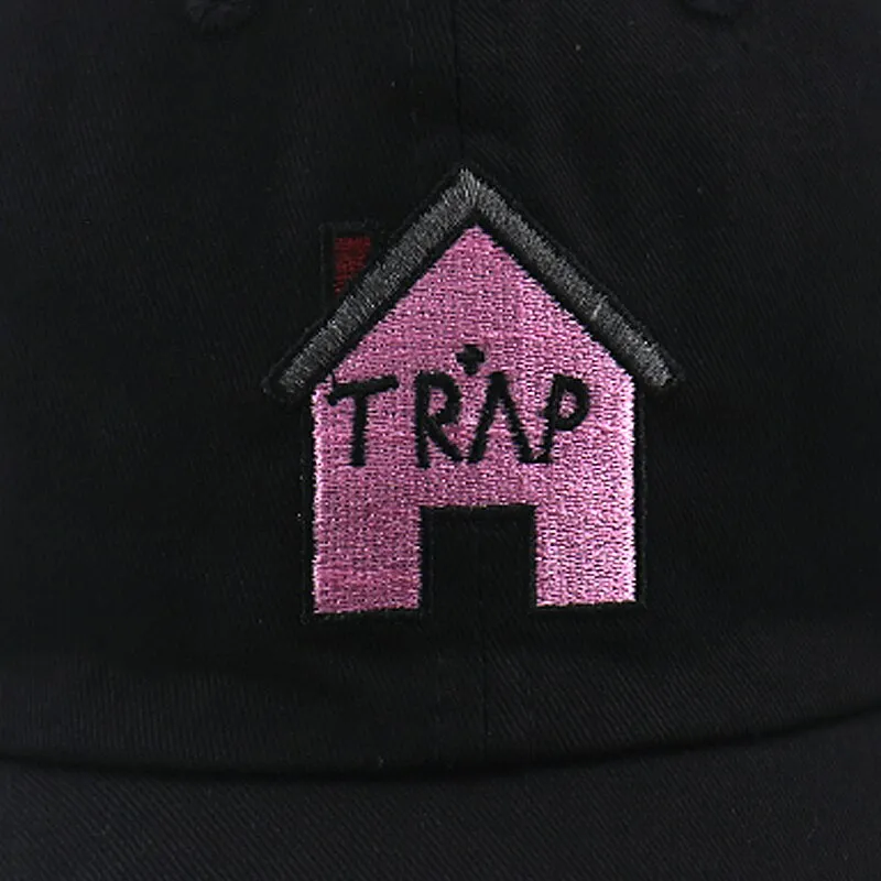 "TRAP" Casquette Baseball Noir Streetwear - URB1™