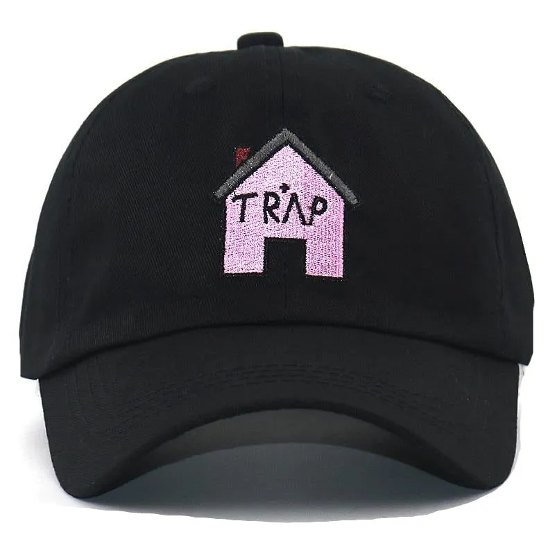 "TRAP" Casquette Baseball Noir Streetwear - URB1™