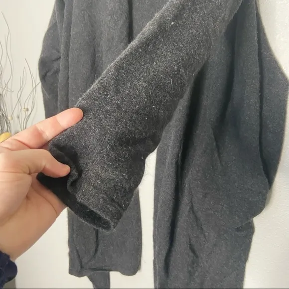 Ralph Lauren Cashmere cardigan Wrap Sweater S Gray
