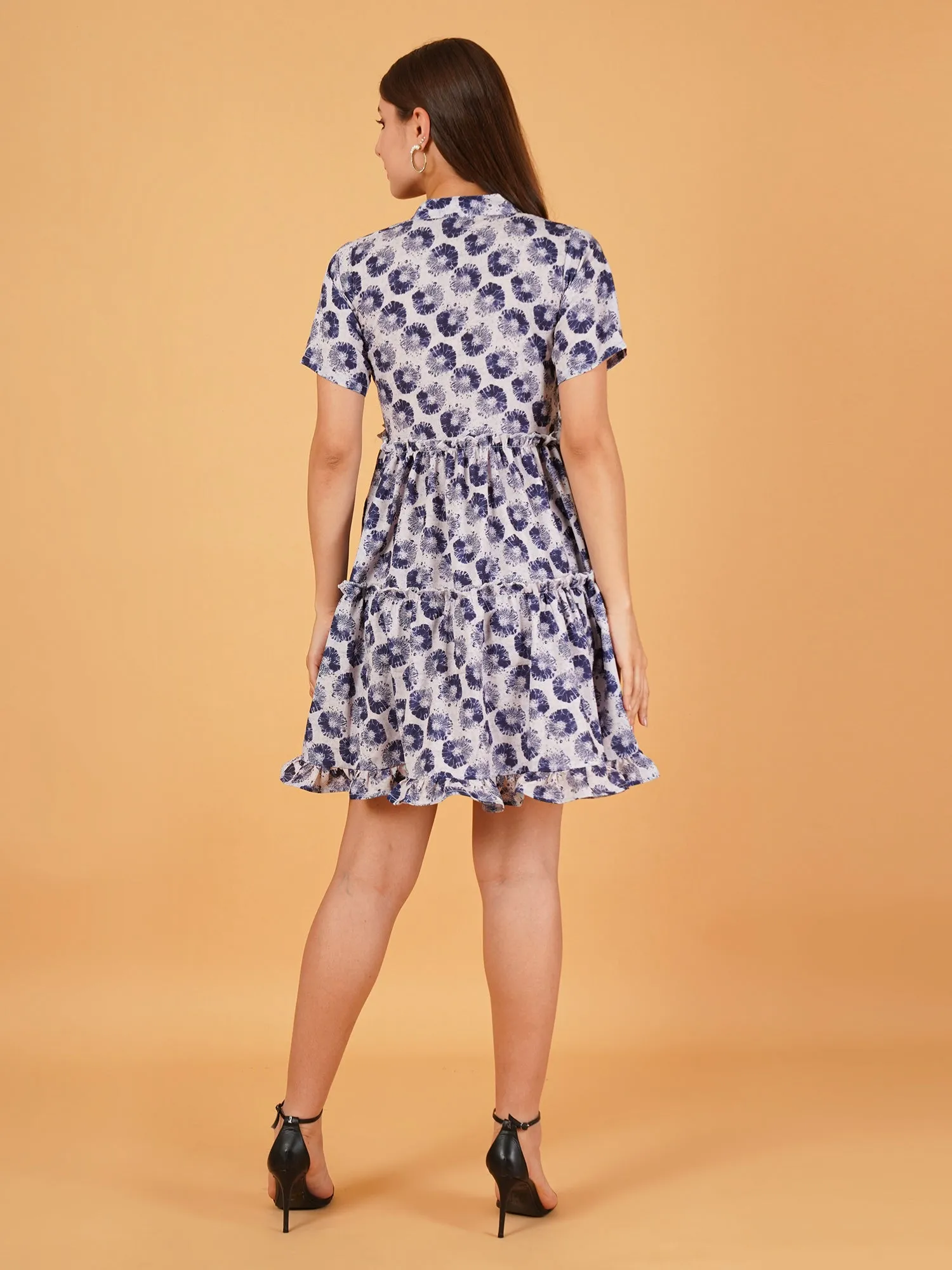 Royal Blue Flare Dress