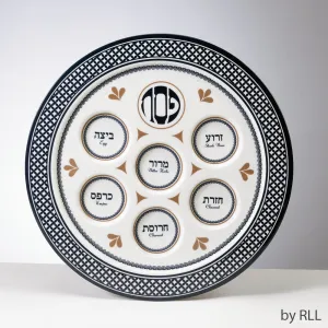 SEDER TRADITIONS MELAMINE SEDER PLATE